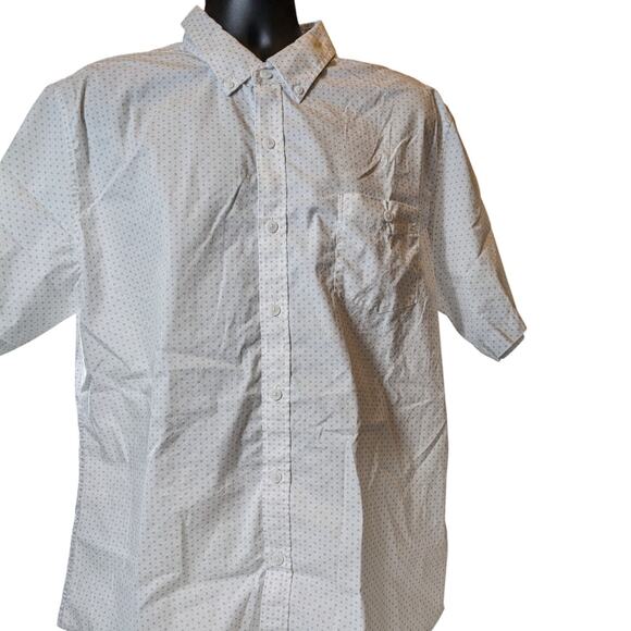 Weatherproof Shirt Mens XXL Comfort Stretch Short Sleeve Casual Button Down - Picture 1 of 16